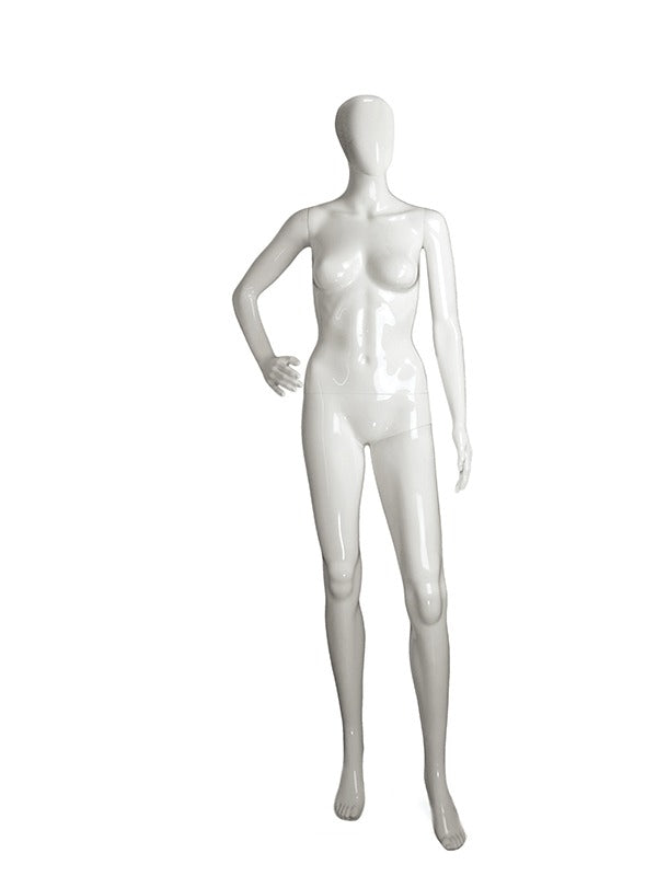 Glossy White Women Mannequins | Supermarket