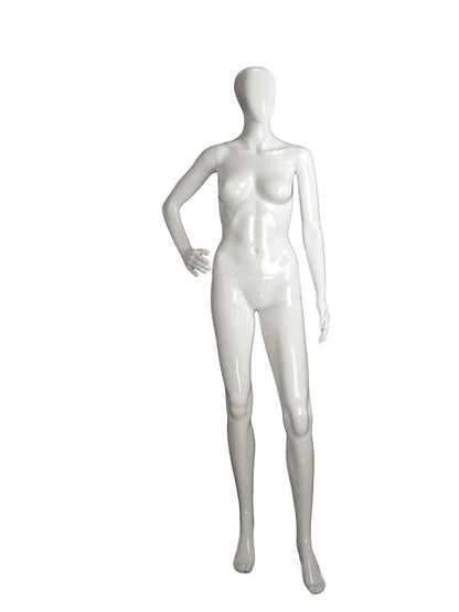 Glossy White Women Mannequins | Supermarket