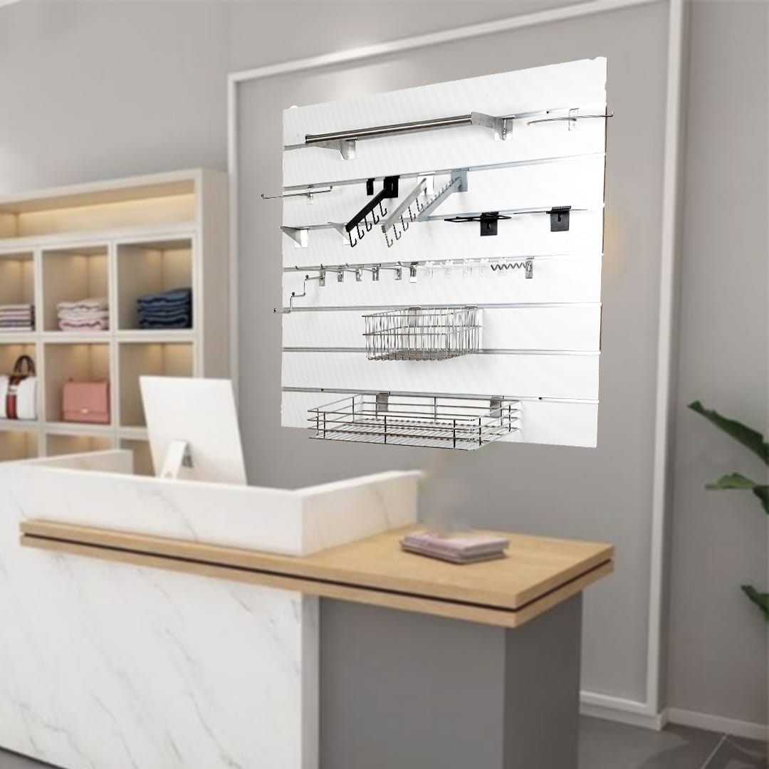 SlatSmart - Slatwall System | Supermarket (Pack of 2)