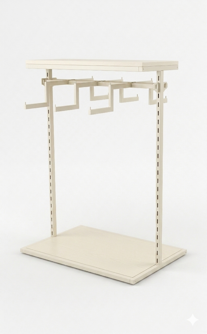 LISBON FREESTANDING HANGING RACK