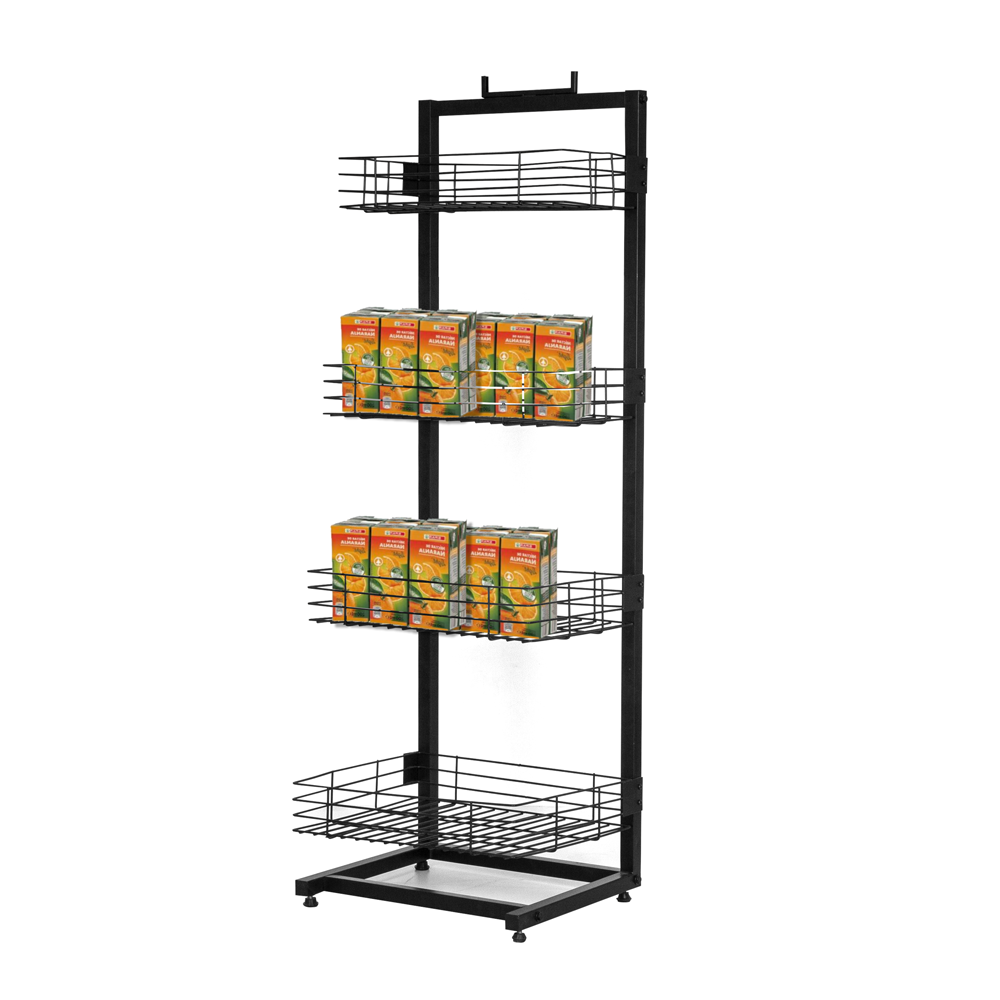 TierStack - 4 Tier Basket | Supermarket