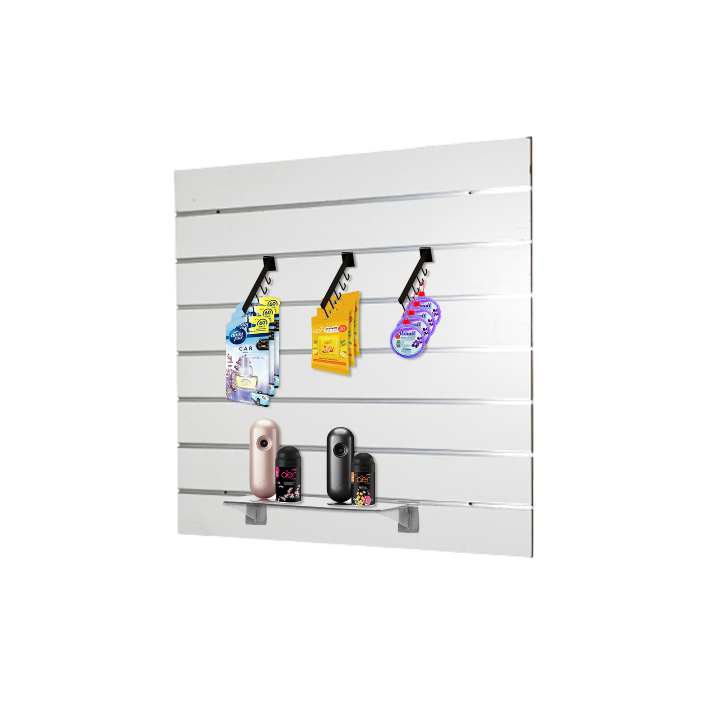 SlatSmart - Slatwall System | Supermarket (Pack of 2)
