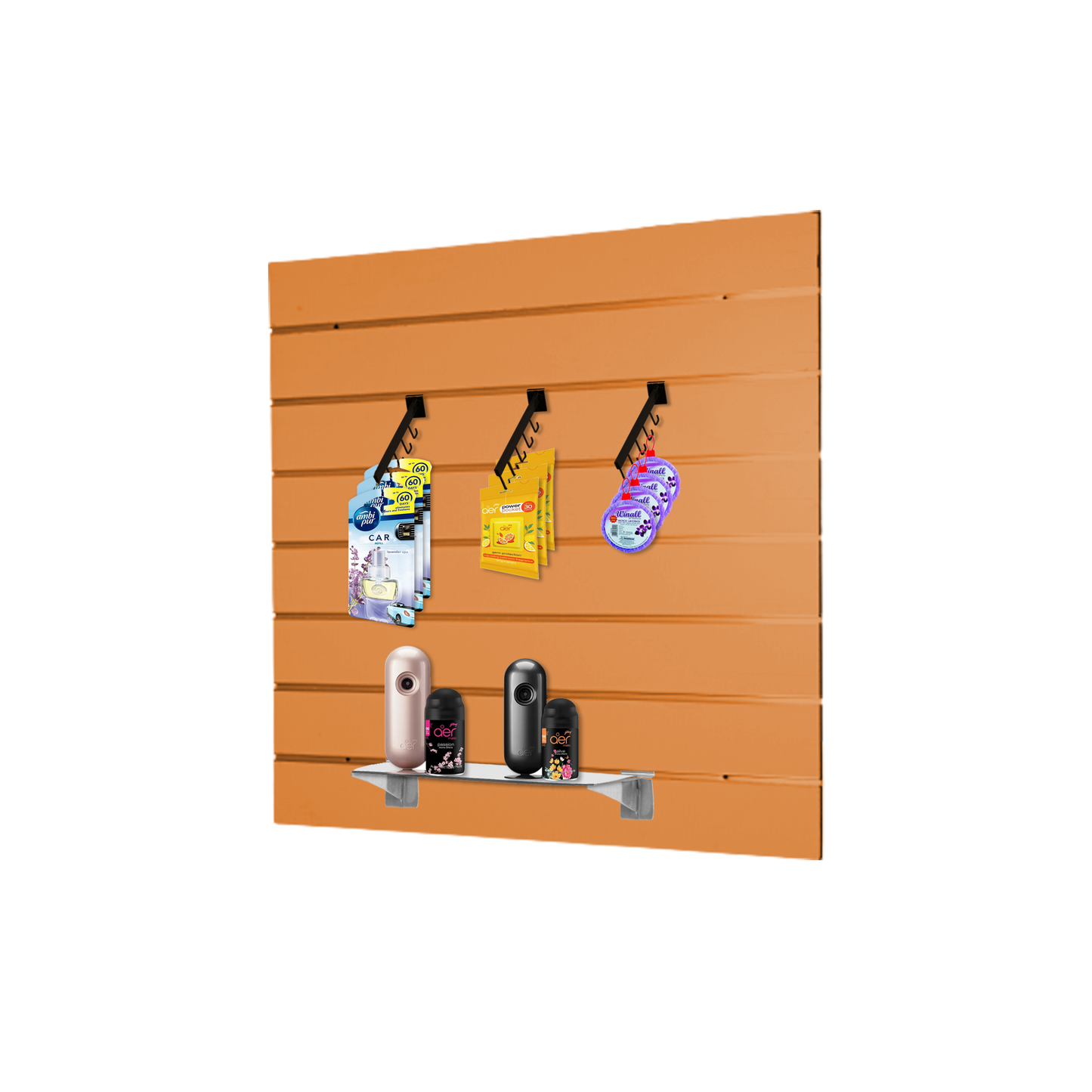 SlatSmart - Slatwall System | Supermarket (Pack of 2)