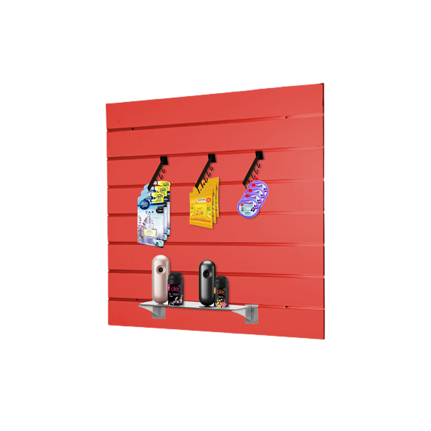 SlatSmart - Slatwall System | Supermarket (Pack of 2)