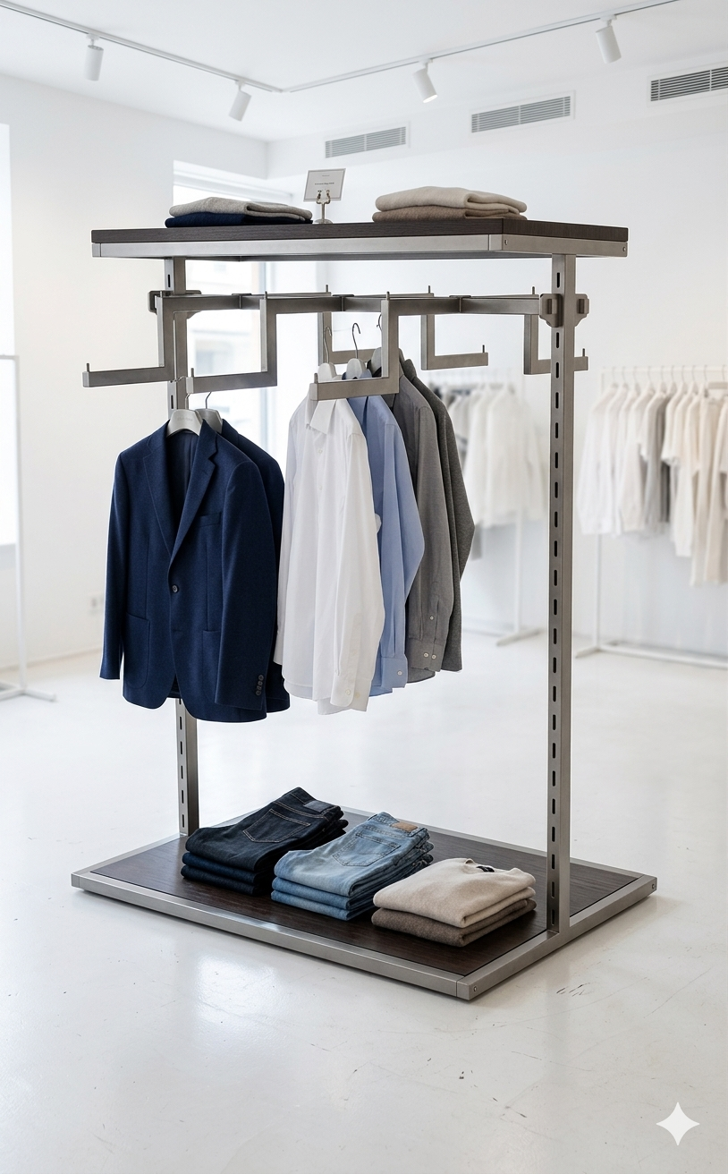 LISBON FREESTANDING HANGING RACK