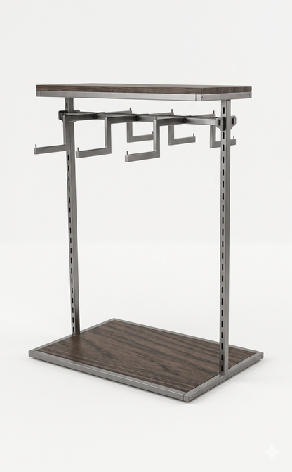 LISBON FREESTANDING HANGING RACK