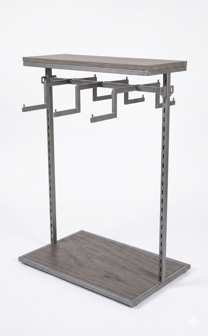 LISBON FREESTANDING HANGING RACK
