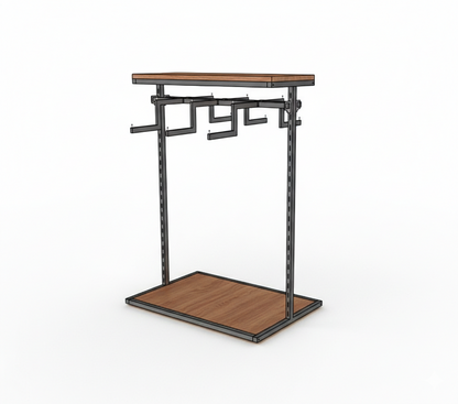 LISBON FREESTANDING HANGING RACK