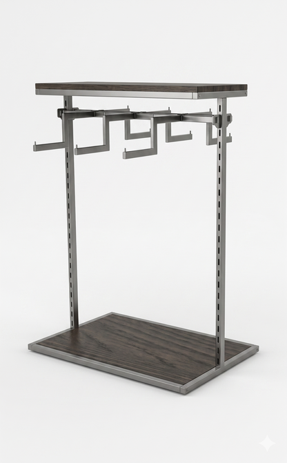 LISBON FREESTANDING HANGING RACK