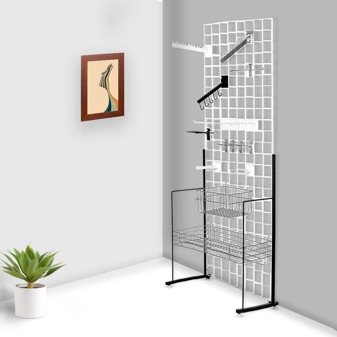L- Leg Grid Stand - Grid System (Set of 1) โ Creative Display