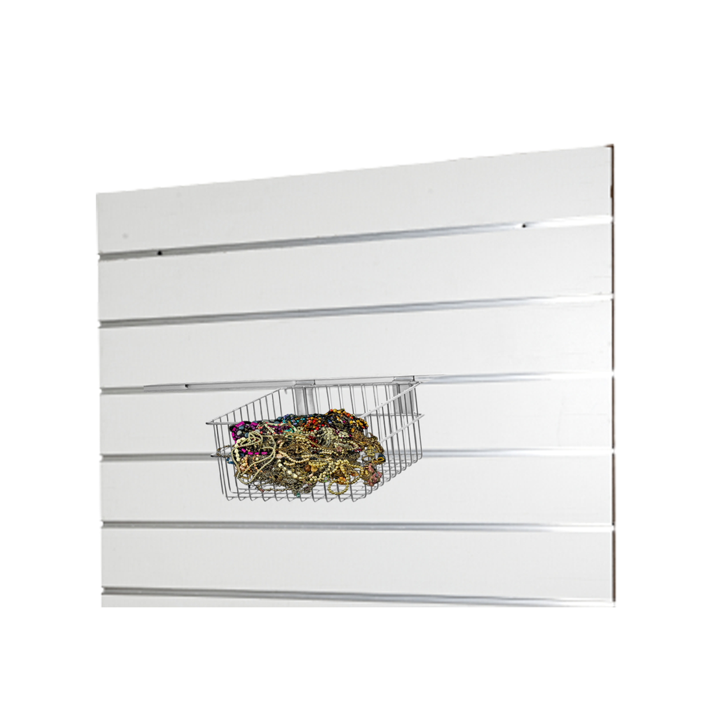 Slatwall Small Basket | (Pack of 2)