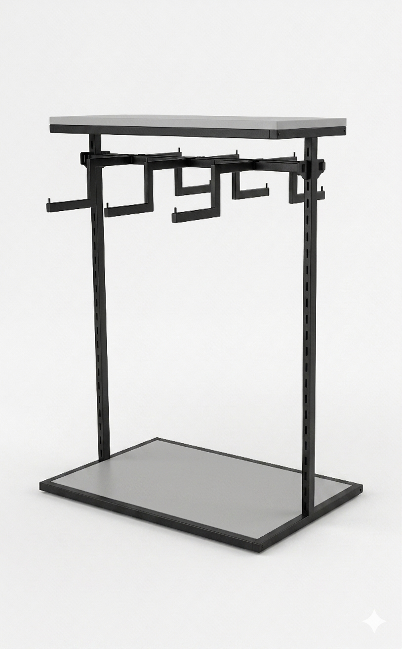 LISBON FREESTANDING HANGING RACK