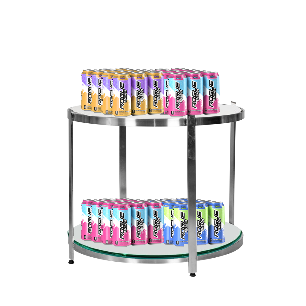 Table Selling Rack LuxeSphere - Round Table Rack | Supermarket – Creative Display