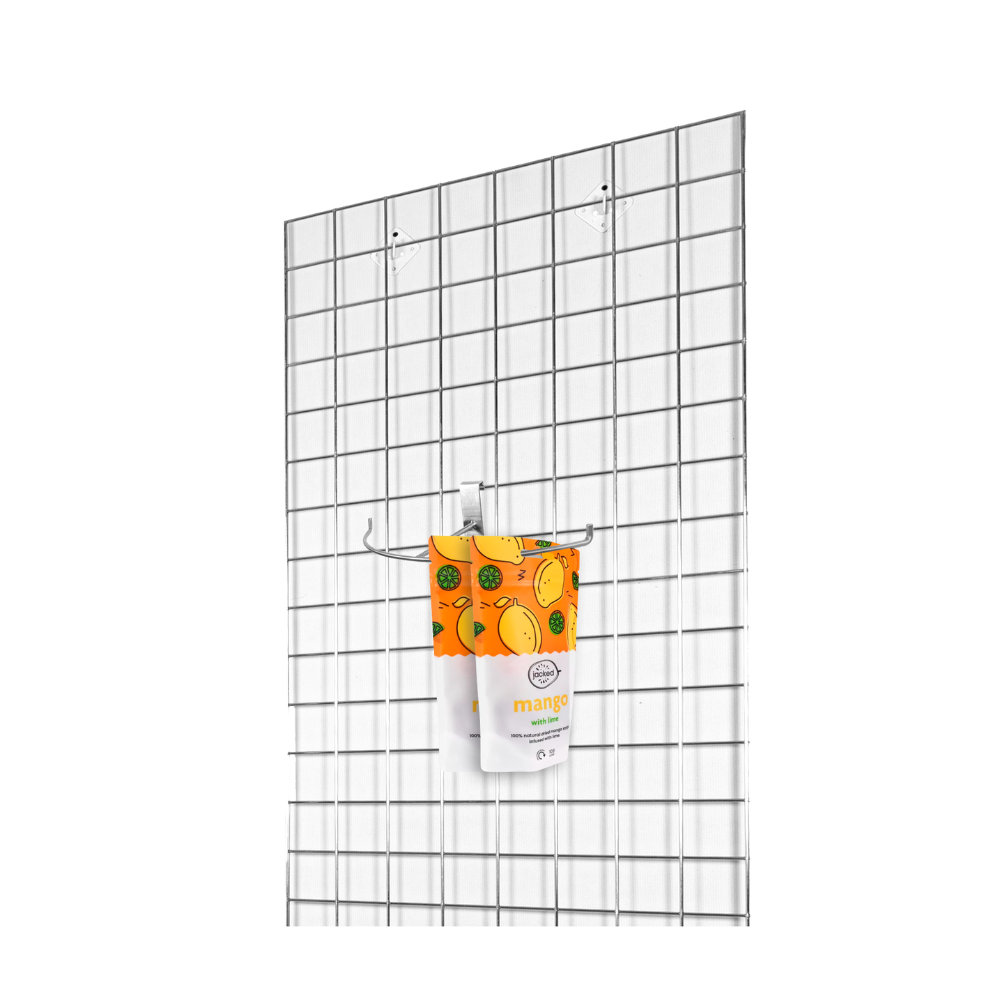 Grid Half Round Hook | Supermarket ( Pack of 5)