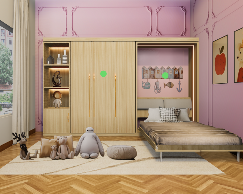 Playful Dream Kids Bedroom Design with Smart Storage