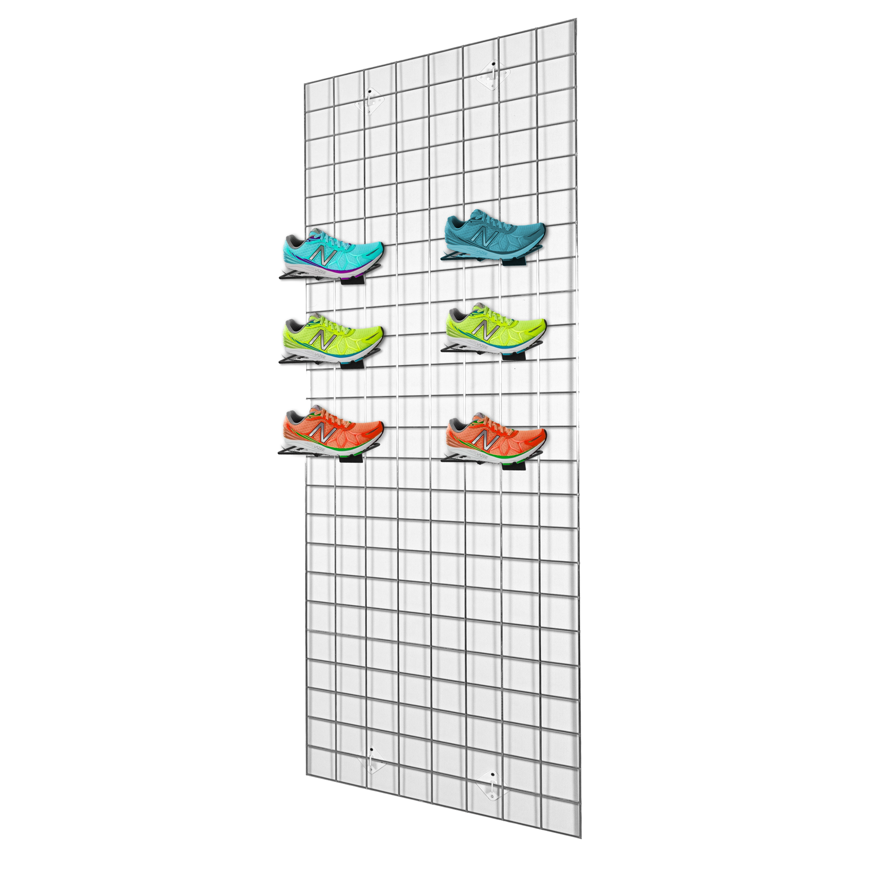 Allen Roth Shoe Grid Wall Display | Grid Wire Shoe Tray – Creative Display